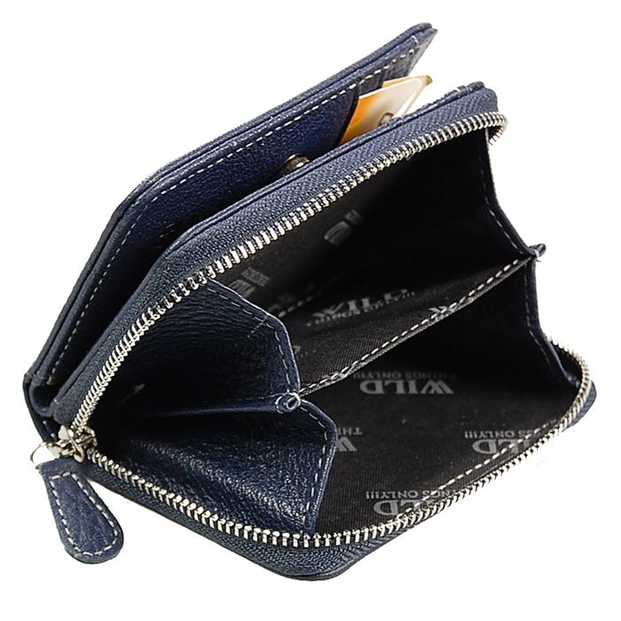 portfel męski mały skórzany