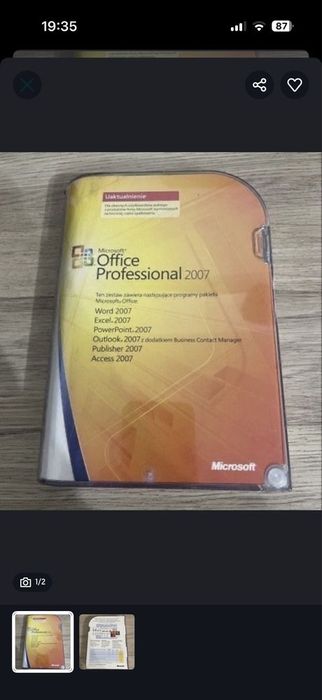 Office 2007 Pro Professional BOX PL