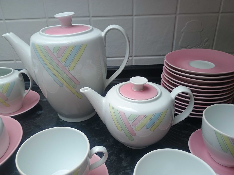 Niemiecki zestaw kawowy Colditz Inglasur