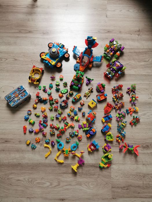 Mega duży zestaw Super Zings + Robot