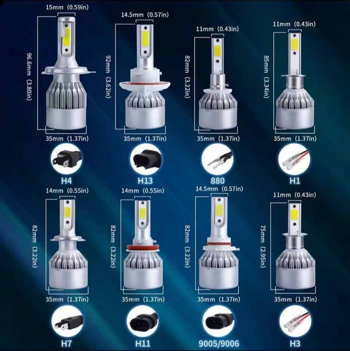 Peças Tesla e LED's universais