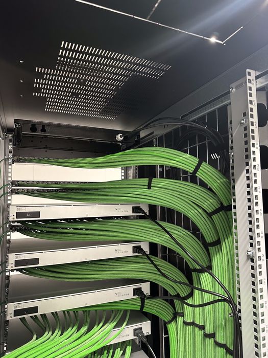 Spawanie i pomiary światłowodów, zakończenia sieci LAN