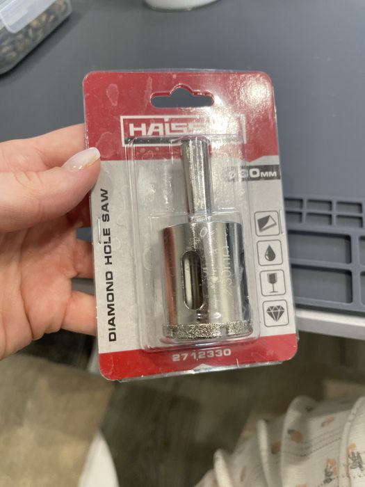 Свердло алмазне трубчасте Haisser 30 мм