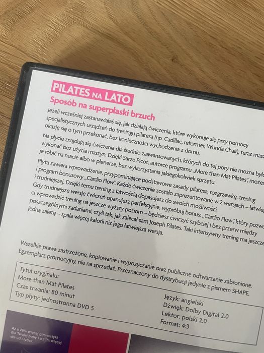 Ćwiczenia Pilates na DVD cwiczenia w domu forma trening