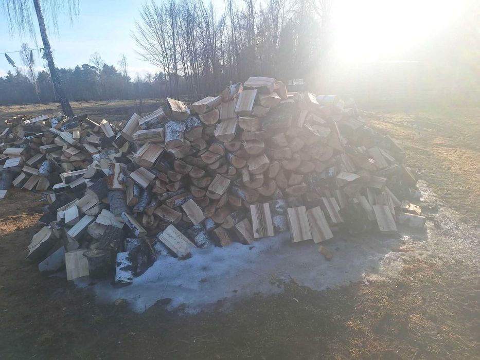 Sprzedam 5m3 drzewa rąbanego nasypowego brzoza osika