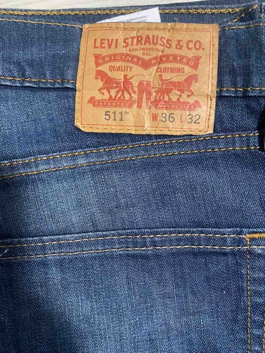 Джинсы джинси деним армани Левис Levis 511 размер 36х32