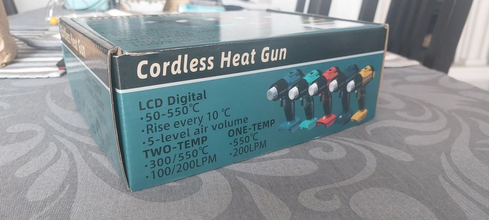 Pistola de calor sem fios