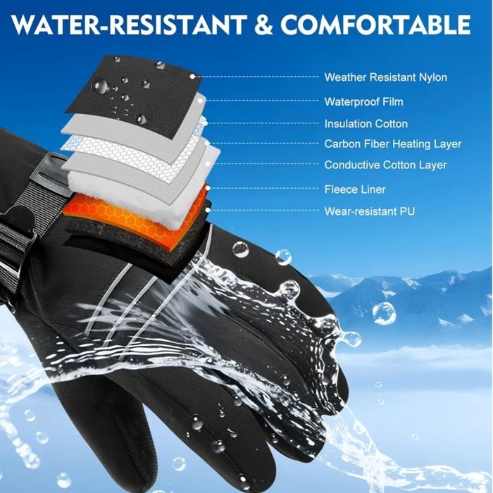 Rękawice Ogrzewane 7.4V 3200mAh – Idealne na Zimę