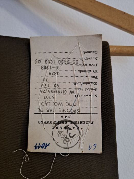 Mundur wyjściowy oficerski Wojsk Lądowych Ludowego Wojska Polskiego