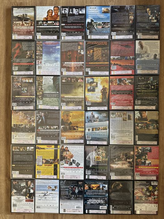 Conjunto de filmes em DVD