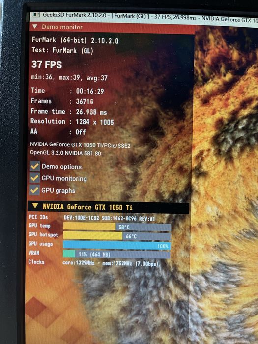 Віжеокарта 1050ti 4gb msi