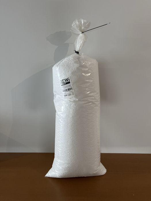 Saco de bolinhas de esferovite