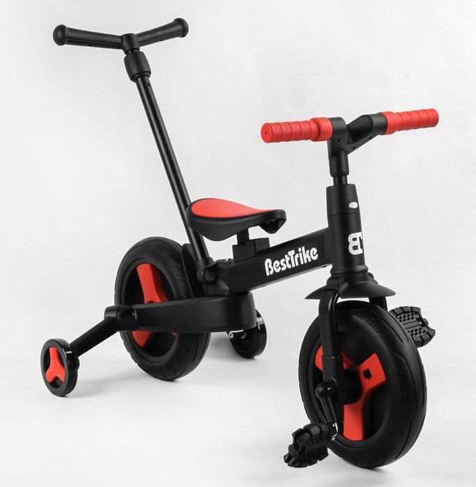 Велосипед-трансформер Best Trike беговел с родительской ручкой