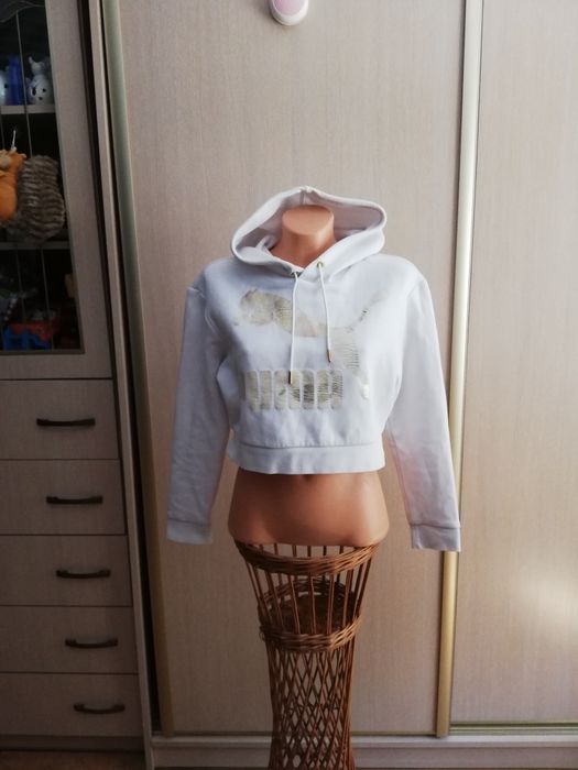 Krótka bluza dresowa z kapturem Puma M