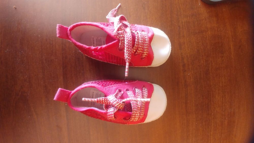 Buciki kapcie   17/18 z cekinami