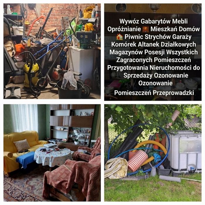 Przeprowadzki Opróżnianie Mieszkań Domów Piwnic Strychów Garaży Wywóz Mebli Nysa