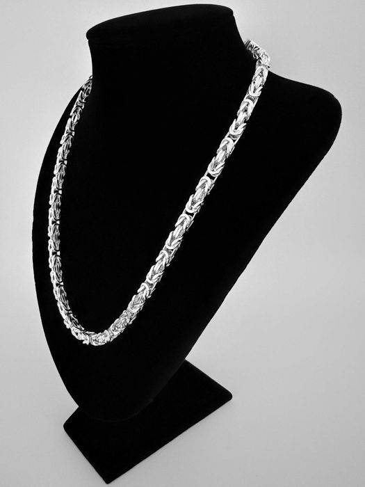 Srebrny Łańcuszek splot Królewski 55 CM 98 GRAM ! PR. 925 Okazja !