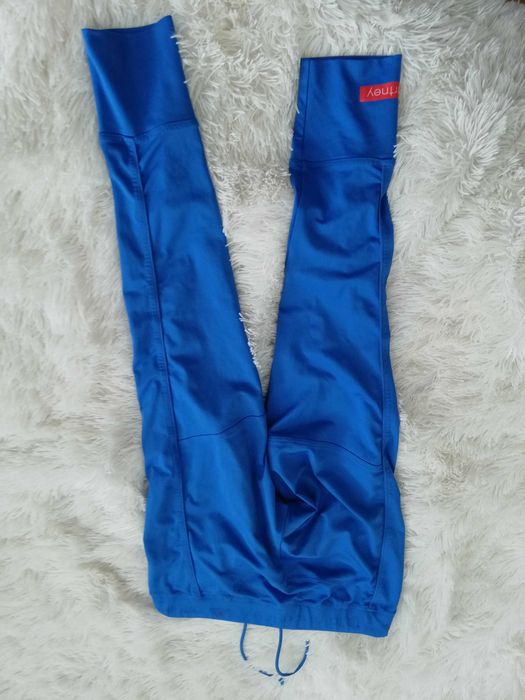 spodnie ADIDAS Stella McCartney M niebieskie legginsy ADIDAS M Stella