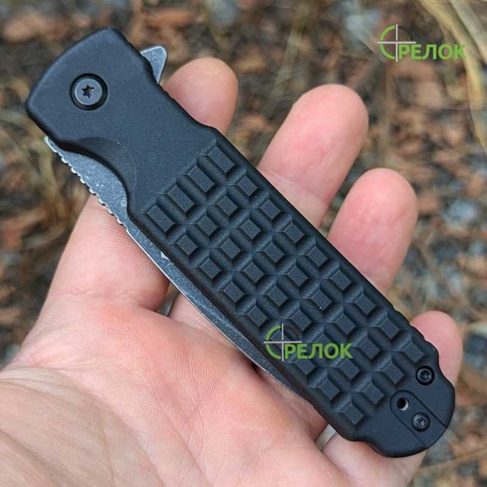 Нож складной Ganzo G627 черный и олива