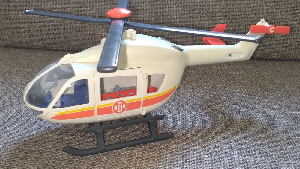 Helicóptero resgate Playmobil