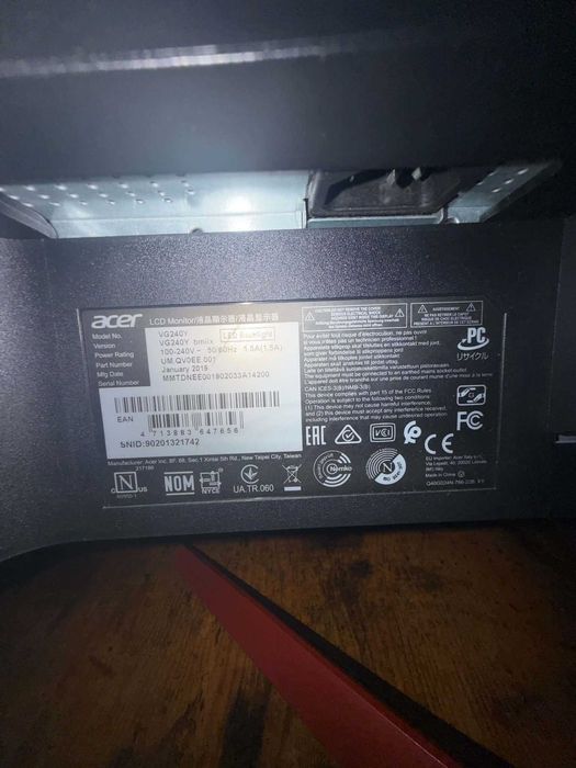 Monitor Acer gemingowy