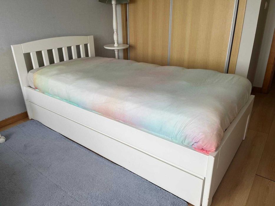 Cama de solteiro dupla - Oficina Rústica