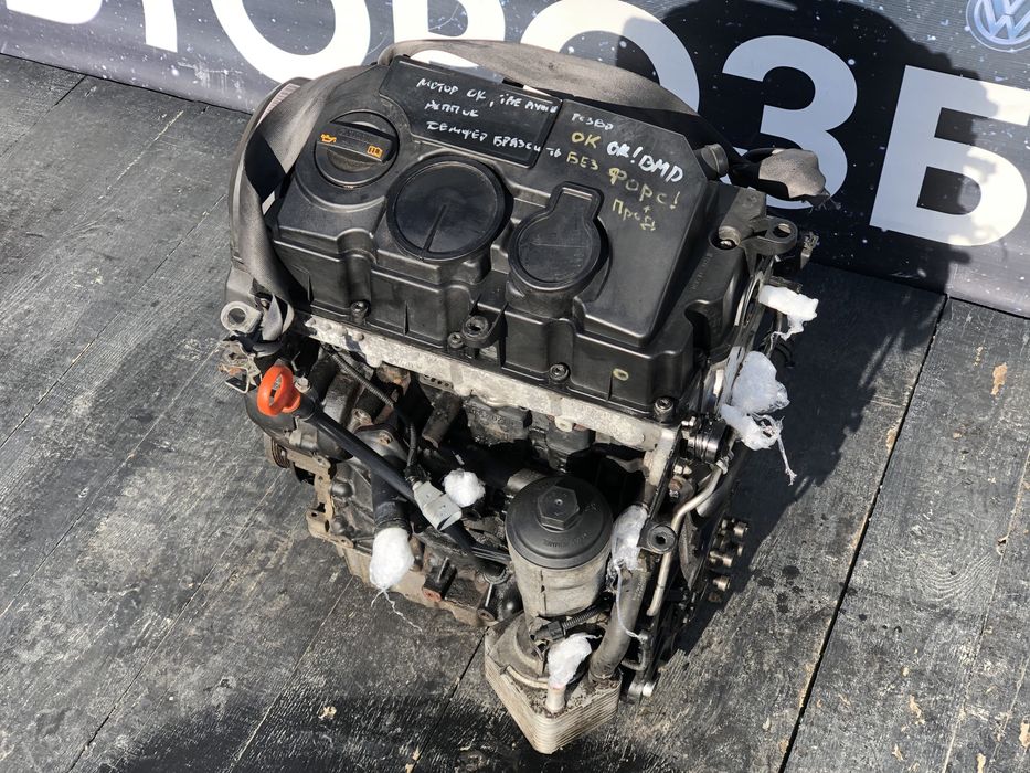 Мотор двигун BMP Пассат Б6 2.0TDI двигатель Passat B6 BMP 103kw 140
