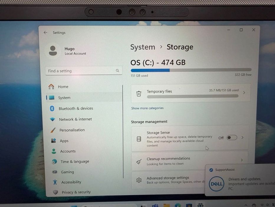 Dell Latitude 7330 i7 12ª Gen | 16GB RAM | 512GB SSD | COMO NOVO (2 meses de uso)