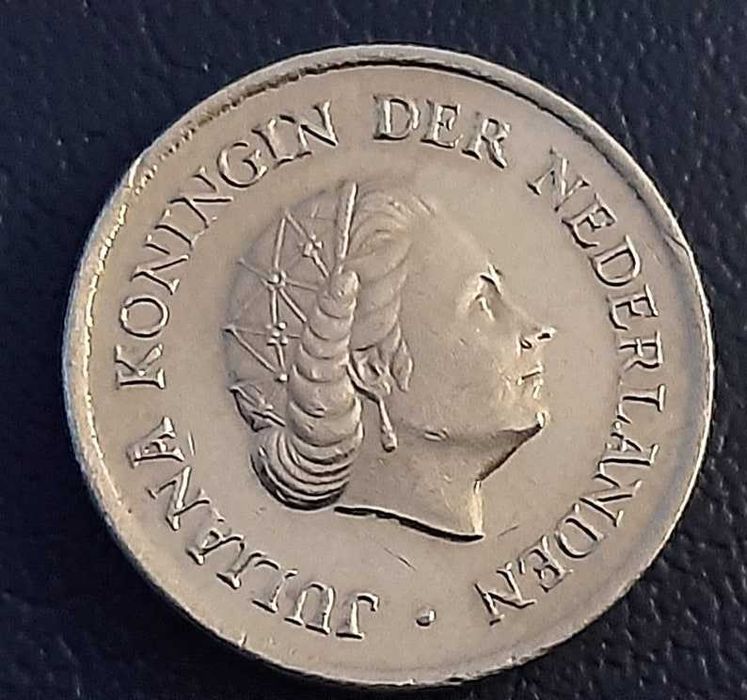 Holandia - 2 1/2 Guldena - 1972 - JULIANA - srebro