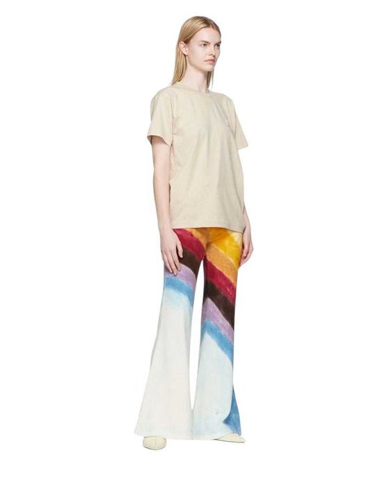 Футболка Acne Studios T-Shirt With Ellison Face Patch Navy \ Black \ Beige \ Pink \ Purple