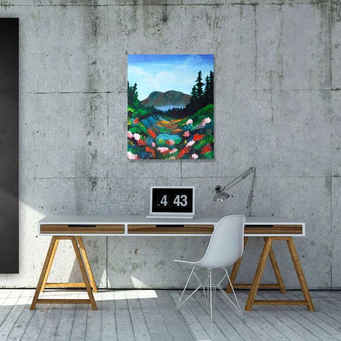 Dolina Kwitnąca, obraz 60x50x2 cm