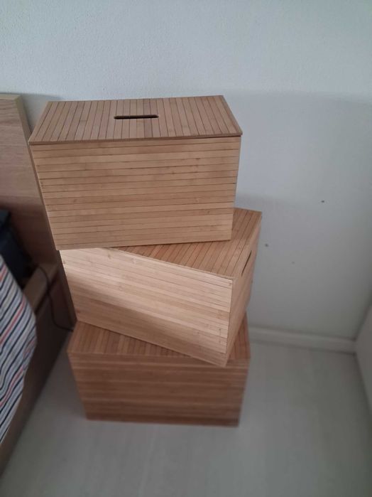 Conjunto 3 Caixas arrumação