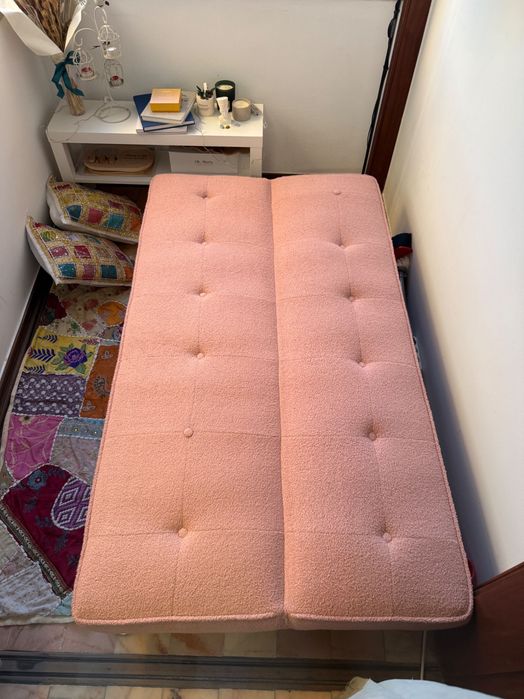 Sofá cama DOLCE Rosa Claro