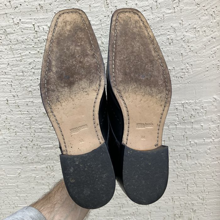 Мужские класические кожаные туфли, р43-43,5, Италия