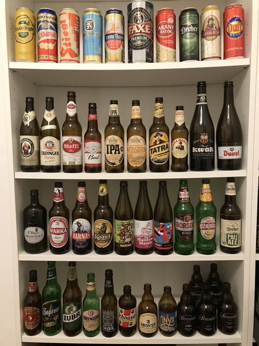 Garrafas e Latas de Colecção