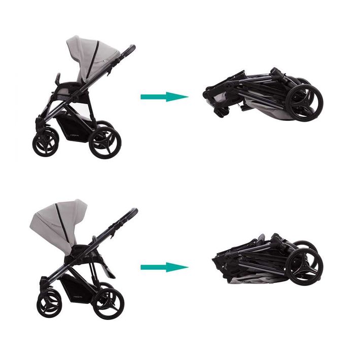 Wózek dziecięcy BEBETTO Pascal Premium Class 2w1  + akcesoria