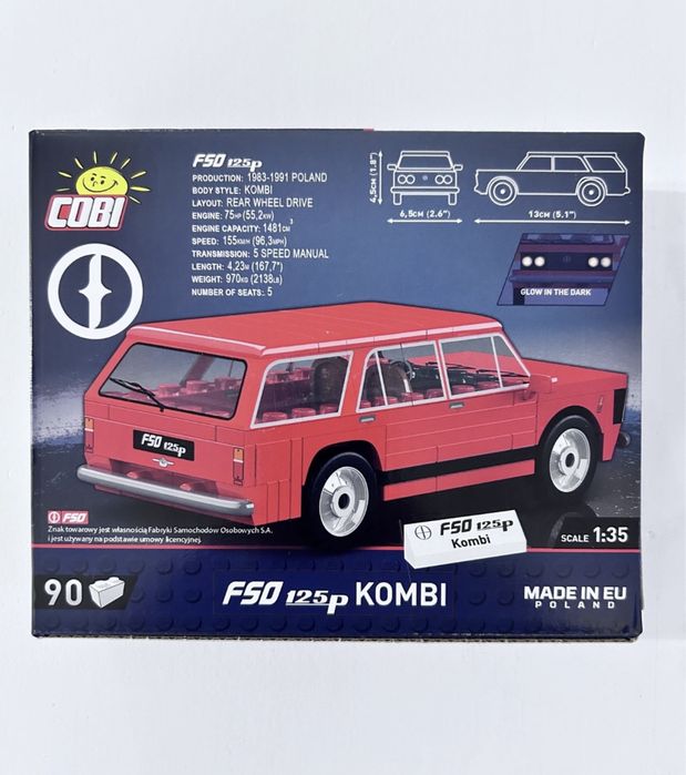 Klocki Cobi 24603 Samochód FSO 125p Kombi
