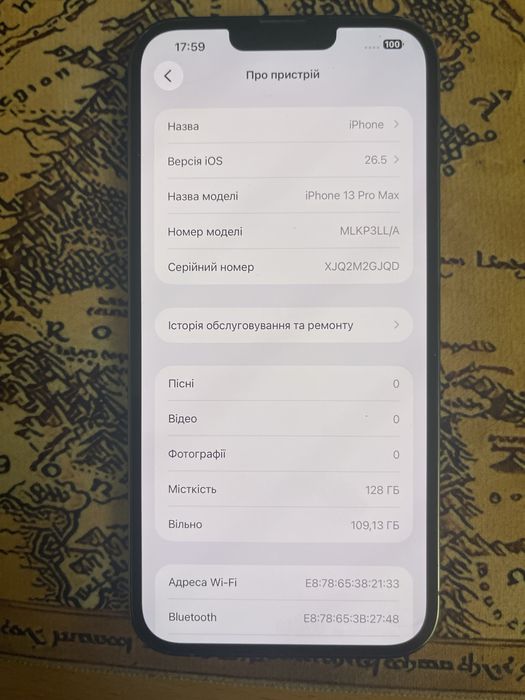 Iphone 13 pro max 128gb