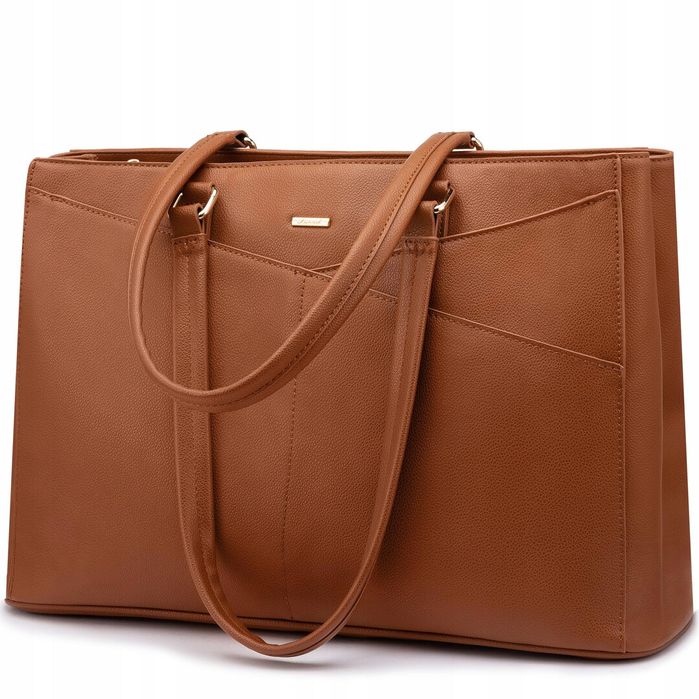 LOVEVOOK Damska torba na laptopa 15,6 cala , duża torba na ramię