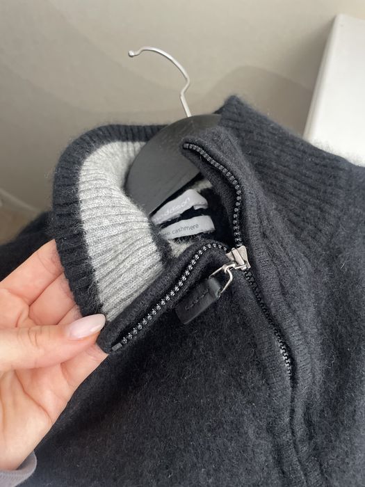 Кашемір вовна zip светр Onesize стиль cos