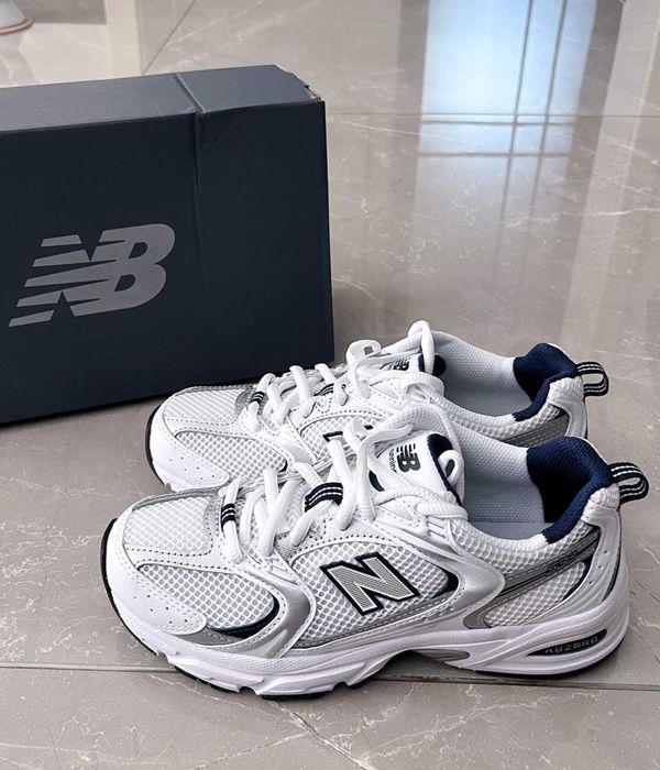 ButyDamskie New Balance 530_White_Silver_Navy_Uniseks R.37,5