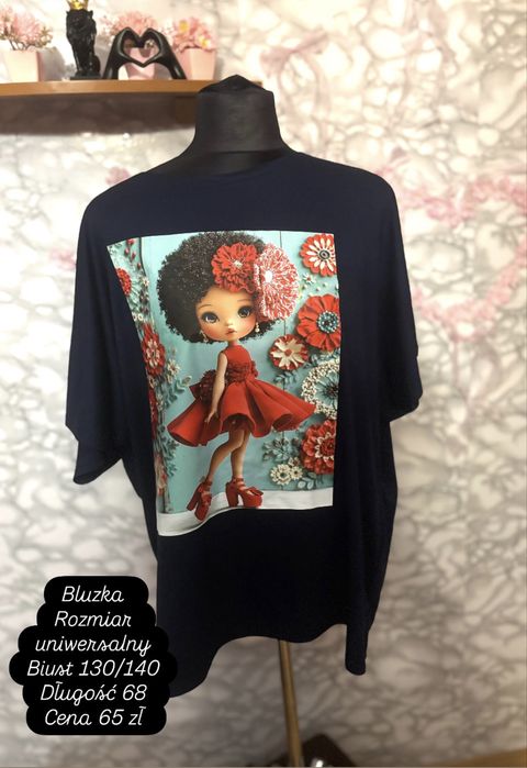 Nowa eleganacka bluzka biust 140