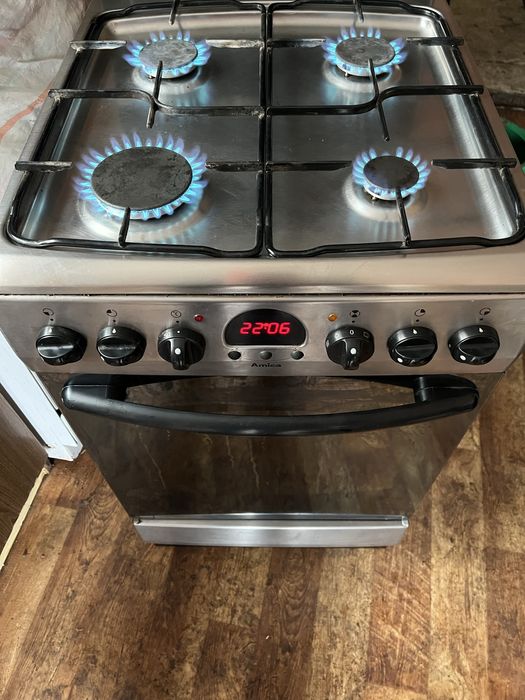 Kuchnia kuchenka gazowo-elektryczna Amica 50cm termoobieg gaz z butli