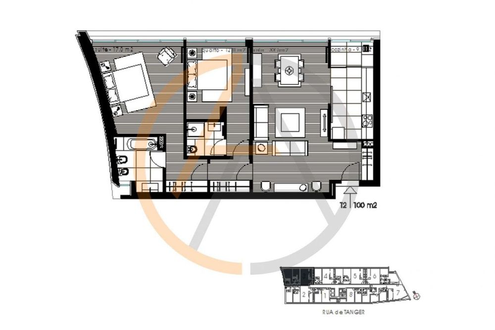 Apartamento T2 | Rua de Tânger