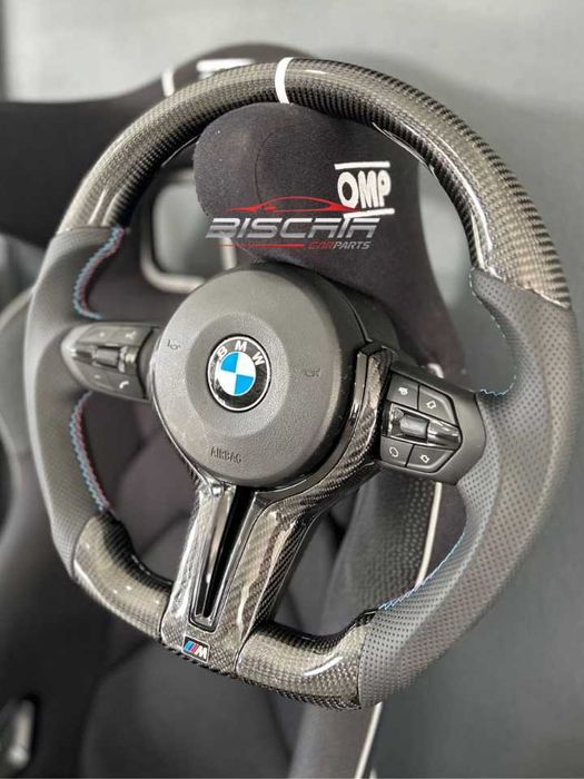 Volante BMW Pack M Carbono F20 F21 F30 F32 F10 (Série 1 3 4 5)