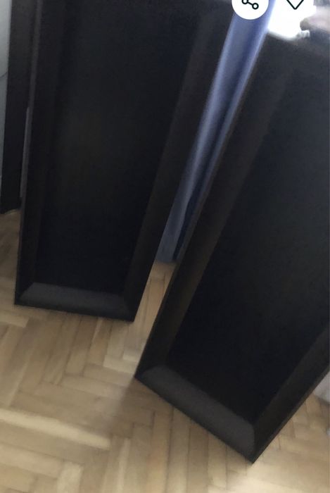 Półki wiszące Largo Black Red White x 2