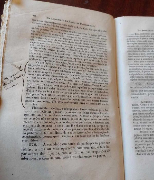 Ricardo Teixeira Duarte 1872 Commentario Codigo Commercial Portuguez