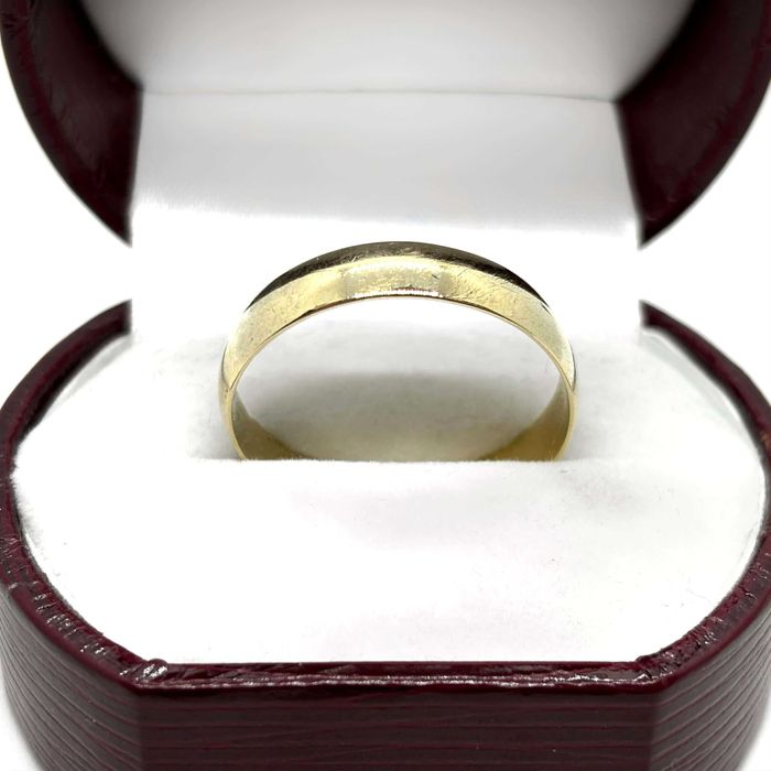 Złota Obrączka Próby 333 3,28g Rozmiar 32 Ocechowana Żółte Złoto