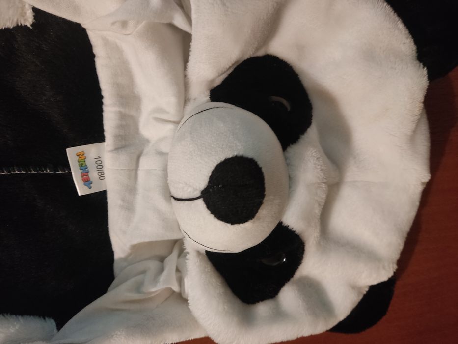 Disfarce de carnaval de panda 2 anos