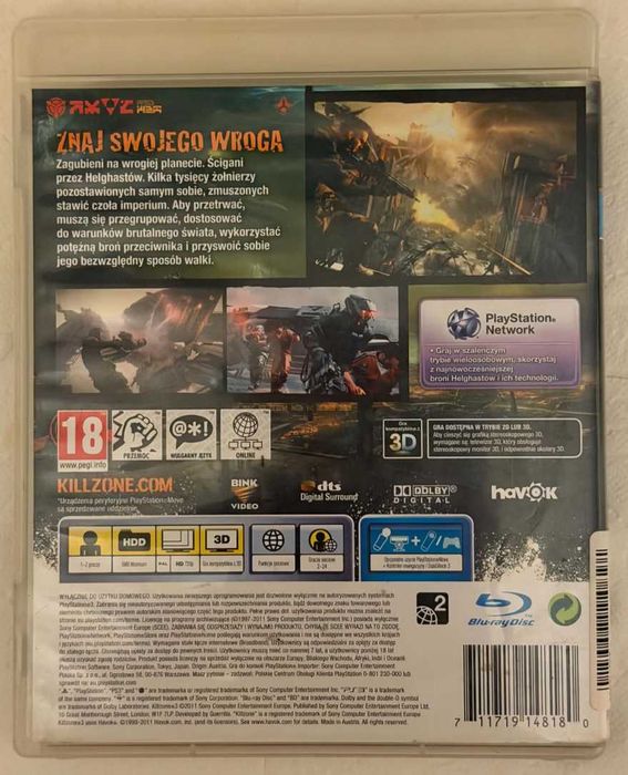 Killzone 3 Ps3 PL Po Polsku